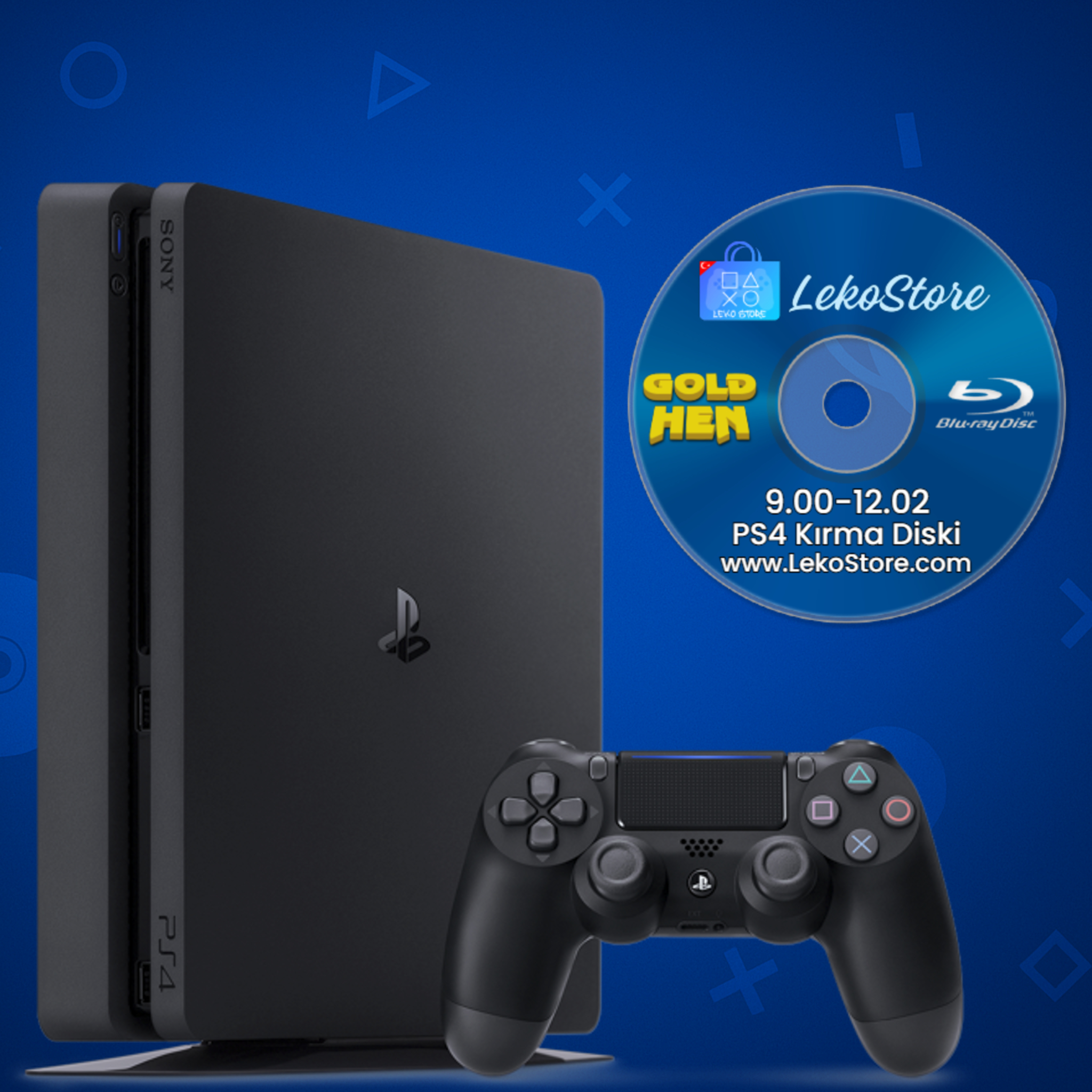 PS4 kırma diski V1 9.00-12.02 sürüm destekli
