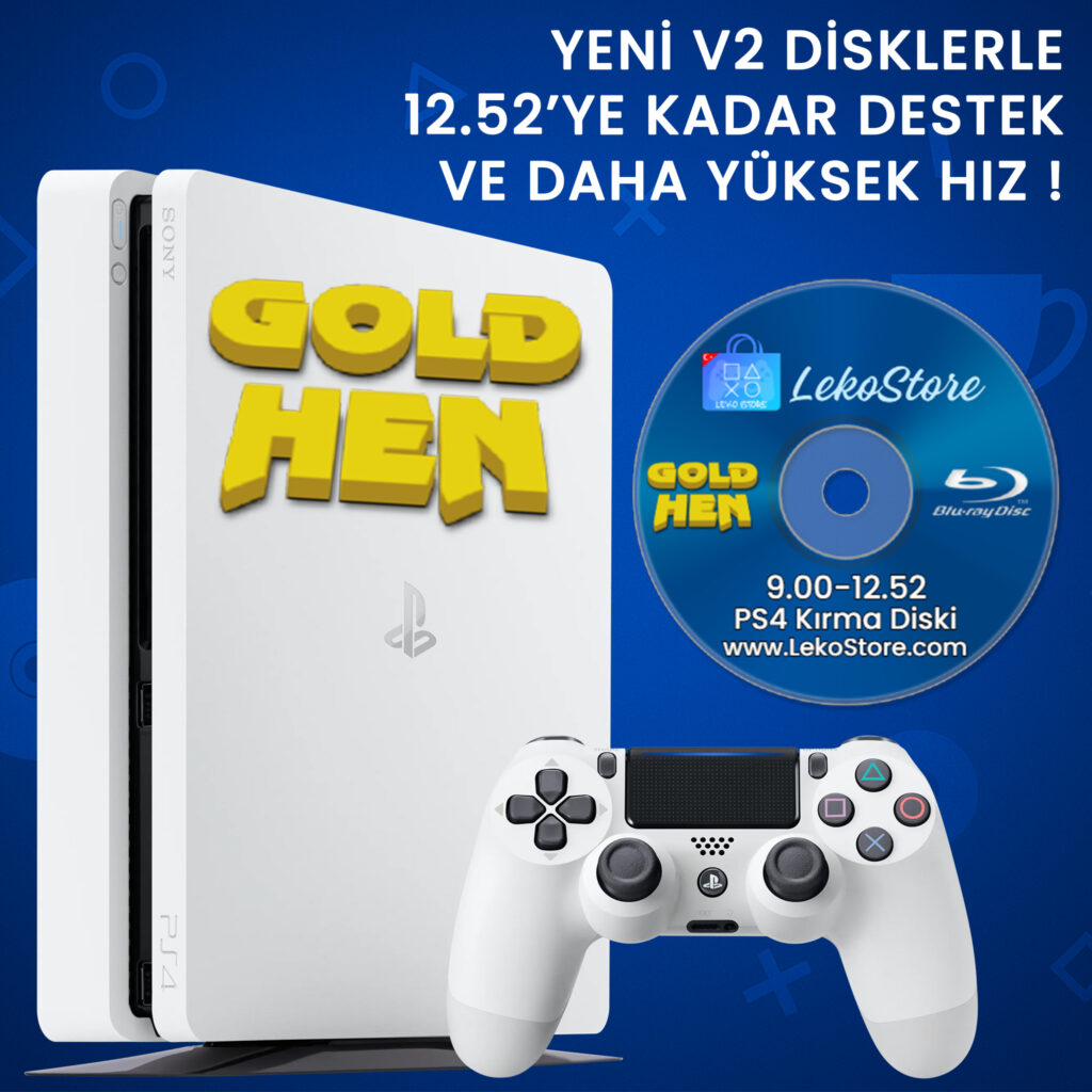 PS4 kırma diski V2 9.00-12.52 sürüm destekli